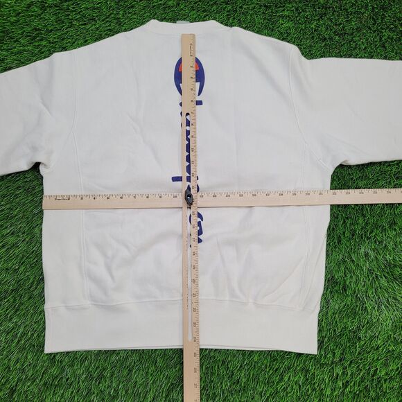 Vintage Y2K Champion Big-C Logo Sweatshirt M 22x24 Baggy - Picture 4 of 16